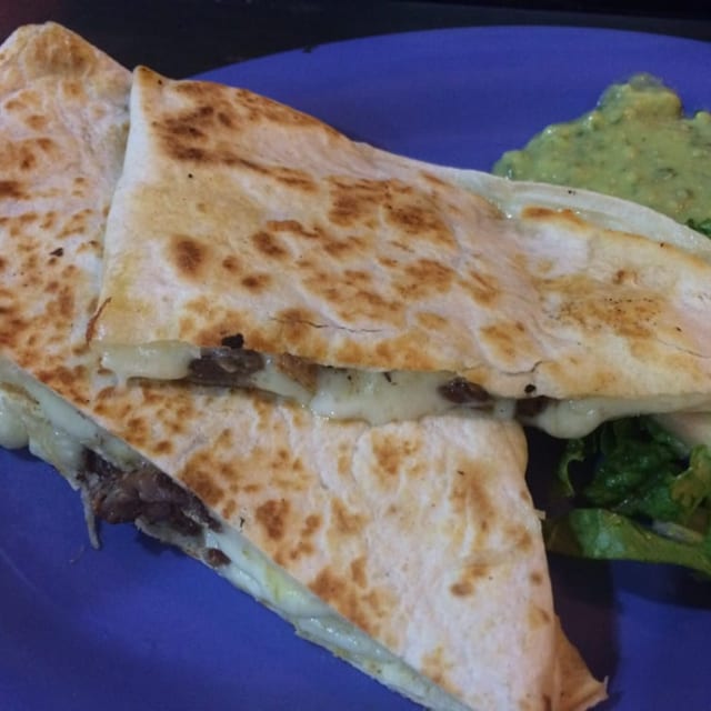 Large Special Quesadilla.