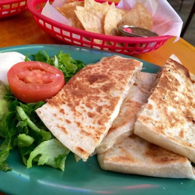 Small Super Quesadilla.