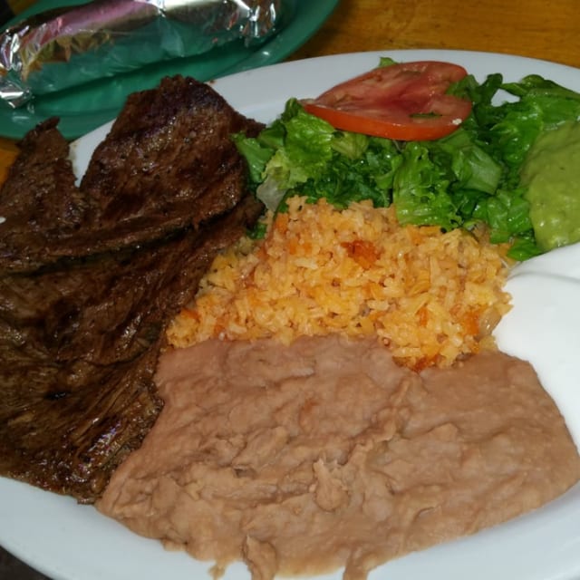 Carne Asada Plate.