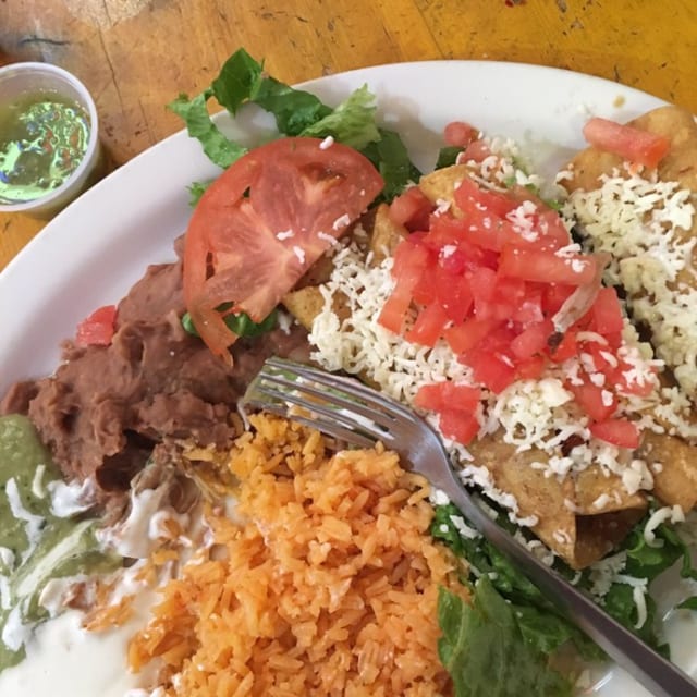Flautas Plate.